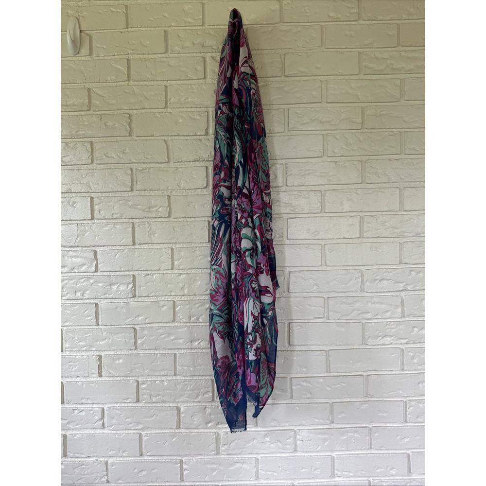 Charming Charlie Womens Oneâ Size Tropical Floral Lightweight Scarf